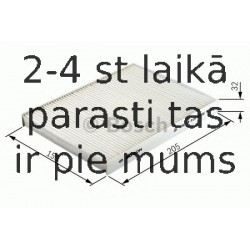 Filtrs, Salona telpas gaiss BOSCH 1 987 432 436