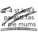 Stikla tīrītāja slotiņa BOSCH 3 397 118 408