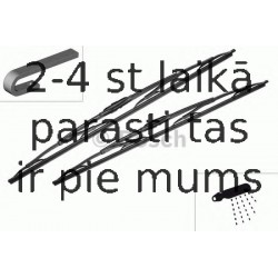 Stikla tīrītāja slotiņa BOSCH 3 397 118 321