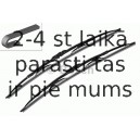 Stikla tīrītāja slotiņa BOSCH 3 397 010 274