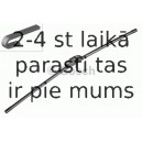 Stikla tīrītāja slotiņa BOSCH 3 397 008 841