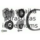 Ūdenssūknis + Zobsiksnas komplekts BOSCH 1 987 948 750