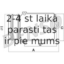 Компрессор, кондиционер DENSO DCP02008