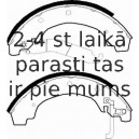 Комплект тормозных колодок FERODO FSB180