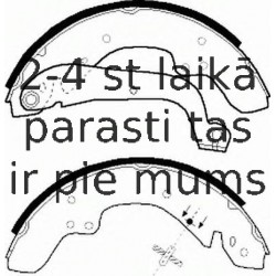 Комплект тормозных колодок FERODO FSB203