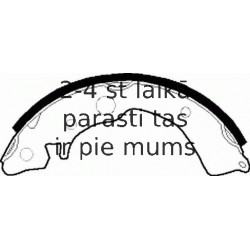 Комплект тормозных колодок FERODO FSB204