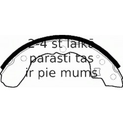 Комплект тормозных колодок FERODO FSB210