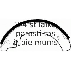 Комплект тормозных колодок FERODO FSB240