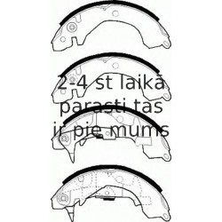 Комплект тормозных колодок FERODO FSB246