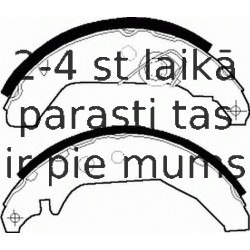 Комплект тормозных колодок FERODO FSB265