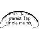 Комплект тормозных колодок FERODO FSB276