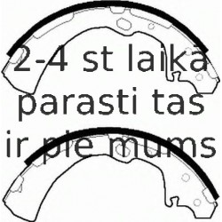 Комплект тормозных колодок FERODO FSB282