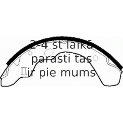 Комплект тормозных колодок FERODO FSB315