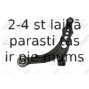 Neatkarīgās balstiekārtas svira, Riteņa piekare FORTUNE LINE FZ6154