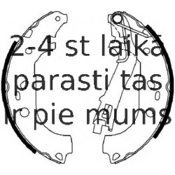 Комплект тормозных колодок FERODO FSB4015