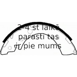 Комплект тормозных колодок FERODO FSB402