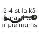 Neatkarīgās balstiekārtas svira, Riteņa piekare FORTUNE LINE FZ5051