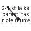 Aksiālais šarnīrs, Stūres šķērsstiepnis FORTUNE LINE FZ2576