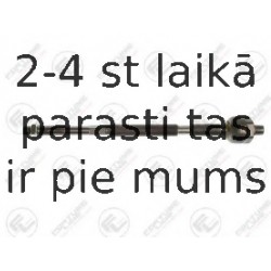 Aksiālais šarnīrs, Stūres šķērsstiepnis FORTUNE LINE FZ2301