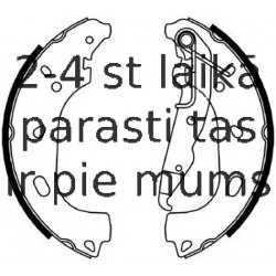 Комплект тормозных колодок FERODO FSB4055