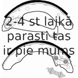 Комплект тормозных колодок FERODO FSB408