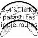 Комплект тормозных колодок FERODO FSB409