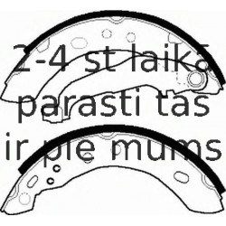 Комплект тормозных колодок FERODO FSB417