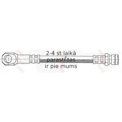 Bremžu šļūtene TRW PHD307