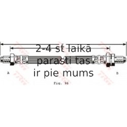 Bremžu šļūtene TRW PHC204
