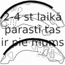 Комплект тормозных колодок FERODO FSB477