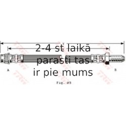 Bremžu šļūtene TRW PHB288