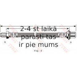 Bremžu šļūtene TRW PHB251