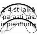 Комплект тормозных колодок FERODO FSB520