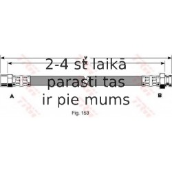 Bremžu šļūtene TRW PHA345