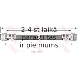 Bremžu šļūtene TRW PHA341