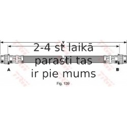 Bremžu šļūtene TRW PHA311