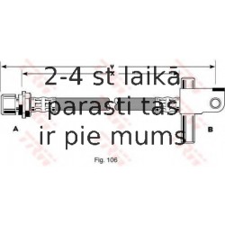 Bremžu šļūtene TRW PHA309