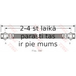 Bremžu šļūtene TRW PHA214