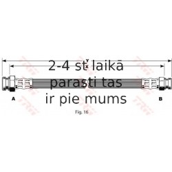 Bremžu šļūtene TRW PHA188