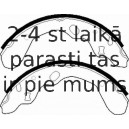 Комплект тормозных колодок FERODO FSB540