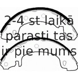 Комплект тормозных колодок FERODO FSB544