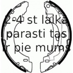 Комплект тормозных колодок FERODO FSB583