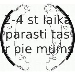 Комплект тормозных колодок FERODO FSB584