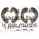 Bremžu loku kompl., Stāvbremze TRW GS8777