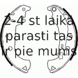 Комплект тормозных колодок FERODO FSB604