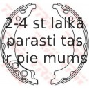 Bremžu loku kompl., Stāvbremze TRW GS8715