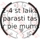 Bremžu loku kompl., Stāvbremze TRW GS8695