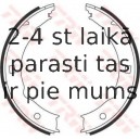 Bremžu loku kompl., Stāvbremze TRW GS8683