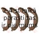 Bremžu loku kompl., Stāvbremze TRW GS8674