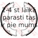 Bremžu loku kompl., Stāvbremze TRW GS8594